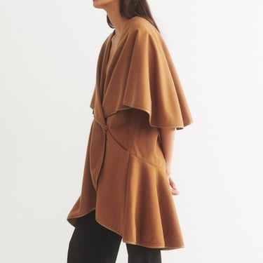 1980s Issey Miyake Wool Shawl Coat