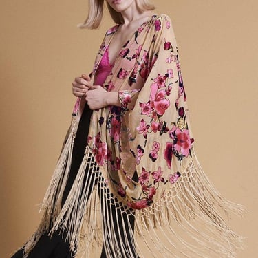 Silk Devore Kimono