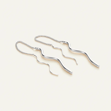 Jenny Bird - Squiggle Threaders - Silver