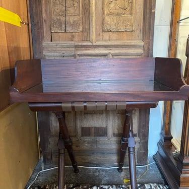 Vintage campaign desk or bar foldable base 37W 23D 38T (32T at front)