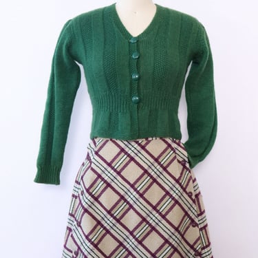 Cambridge Plaid Skirt S/M