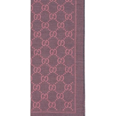 Gucci Women Gg Wool Scarf