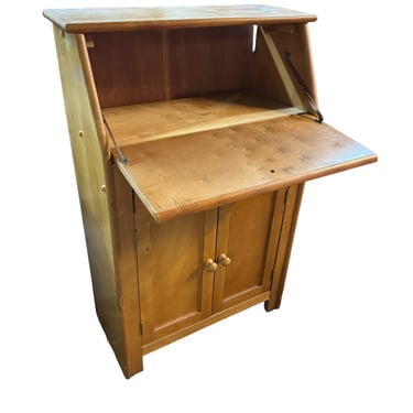 Shaker Style Wood Cabinet With Drop Down Desk Cabinet EK221-125