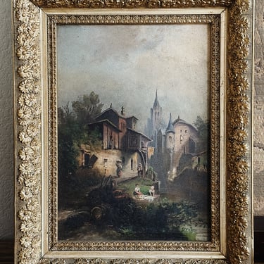 Antique Oil Painting 