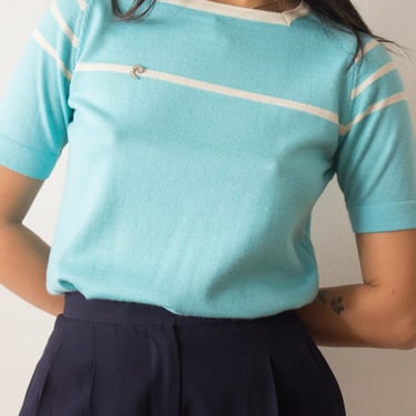 1970s Pierre Cardin Striped Wool Tee 