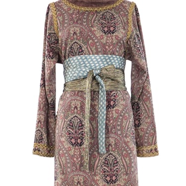 Geoffrey Beene Belted Paisley Tunic