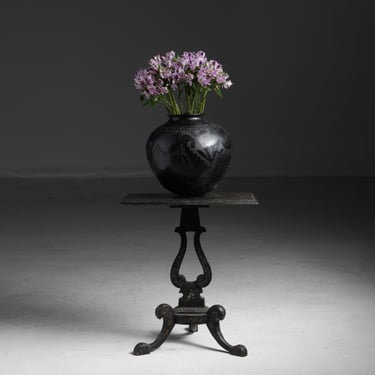 Large Ceramic Vase / Tilt Top Table