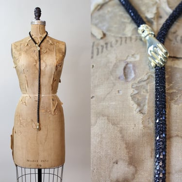 1980s DL AULD gold HAND belt necklace  | new spring summer 
