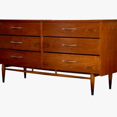 Free Shipping Within Continental US - Vintage Mid Century Modern Dresser by Lane. Dovetail Drawers 