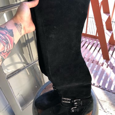 BCBG Generation Thigh-high Suede Boots 