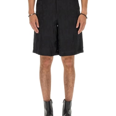 Alexander Mcqueen Men Viscose Bermuda Shorts