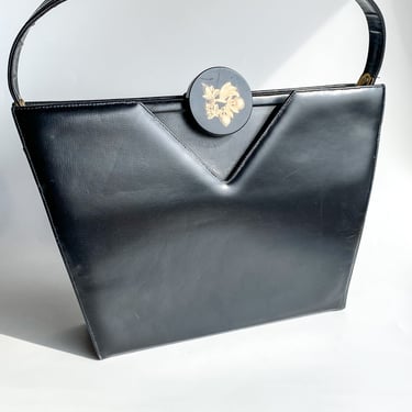 1960s Caprice Handbag with Ornate Clasp