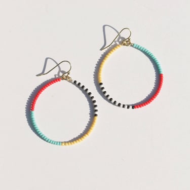 Rover &amp; Kin - Colorpop Beaded Hoops