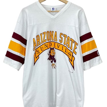 Vintage 80's Arizona State University Sundevils Big Logo T-Shirt Fits L