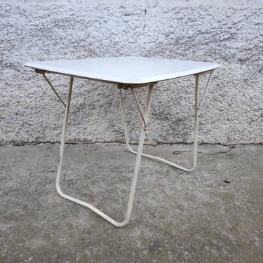 Vintage Folding Table/Beach Table/ Coffee Table/ Picnic Table/ Mid Century Modern Table/ Portable Table/ Patio Table/ Retro Patio Table/ 80s 