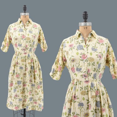 1950s Fannie's Flowers dress 