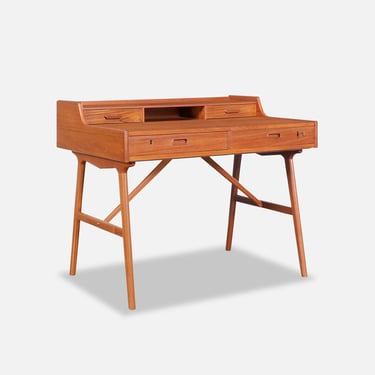 Danish Modern Teak Desk/Vanity by Arne Wahl Iversen