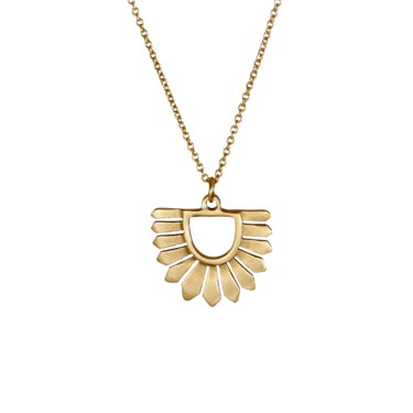 Osa Necklace - Brass