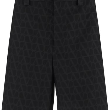 Valentino Garavani Shorts With Toile Iconographe Motif Men