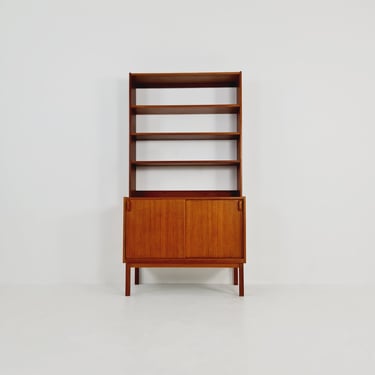 Swedish vintage chest of drawers/ book case teak by Fridhagen for Bodafors, 1960s 