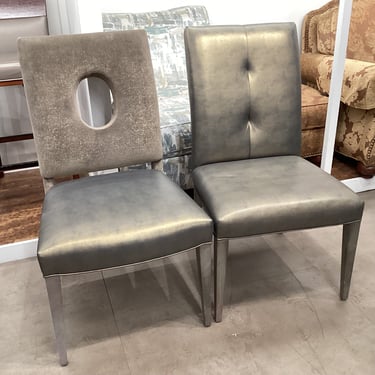 Gold Accent Chair Pair