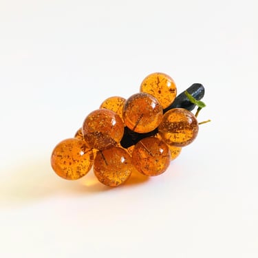 MCM Amber Lucite Grape Cluster 