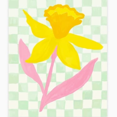 Daffodil Check 11x14