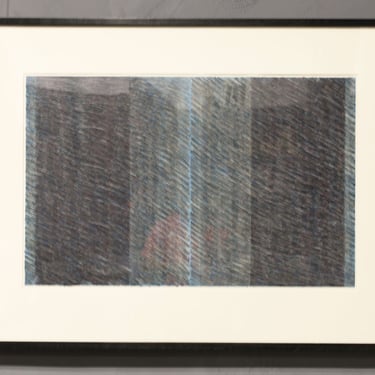 Eric Terry, "Blue Flow", Graphite on Paper, 1975