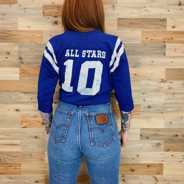 1950's Vintage Athletic Football Jersey-Style #10 All Stars Shirt 