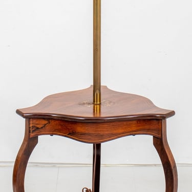 Edwardian Liberty Style Table Mounted Floor Lamp