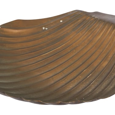 Vintage Brass Shell Dish