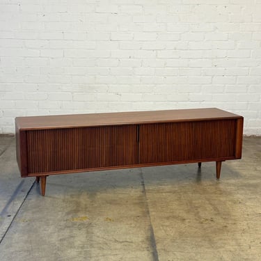 Low Profile Tambour Credenza 