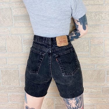 Levi's 550 Black Vintage Shorts / Size 27 28 