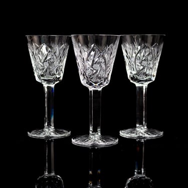 Waterford Crystal Ashling Cordial Glasses Set - Sherry, Port, Collectible Drinkware 