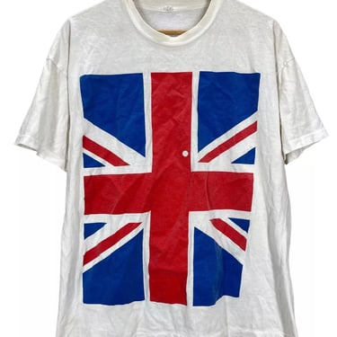 Vintage 80's Union Jack British Flag Single Stitch T-Shirt Sz XL