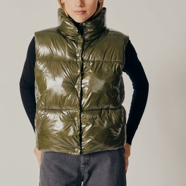 Deluc - Marmi Puffer Gilet - Army