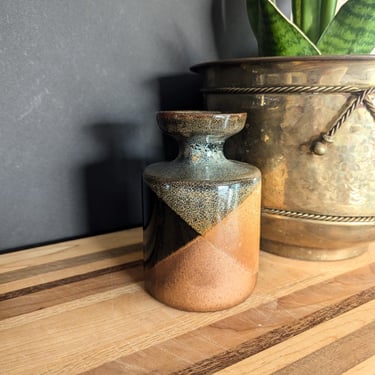1970s Pottery Craft USA Stoneware Vase 