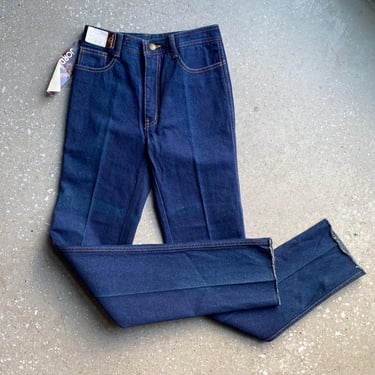 Vintage 1980s Deadstock Jordache Jeans / New Old Stock Vintage 80s Blue Jordache Jeans / Dark Wash Jordache Jeans Small 27 Waist 