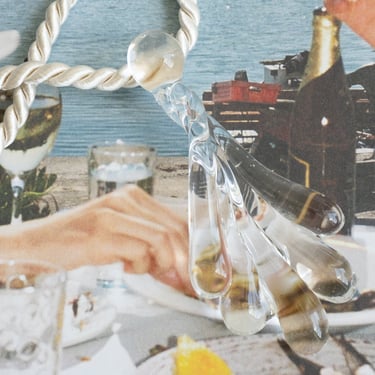 Les Ondines Necklace in Glass