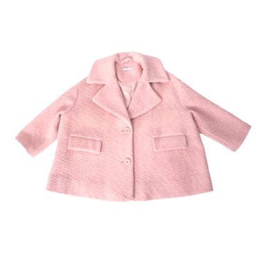 Ganni Fenn Bouclé Swing Coat