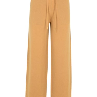 Max Mara 'Rino' Brown Cashmere Blend Trousers Women