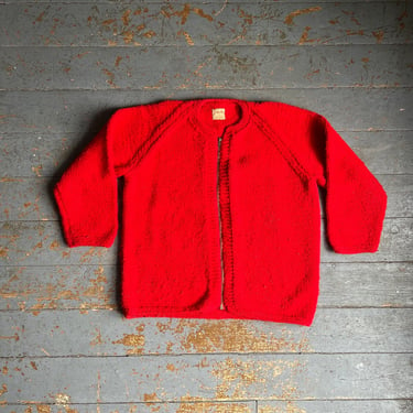 Vintage 70s ‘Hand Knit by Joanne Higgins’ Cardigan Sweater 