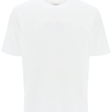 Lanvin Embroidered Logo T-Shirt Men