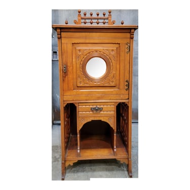 19th Century Antique Music Cabinet 