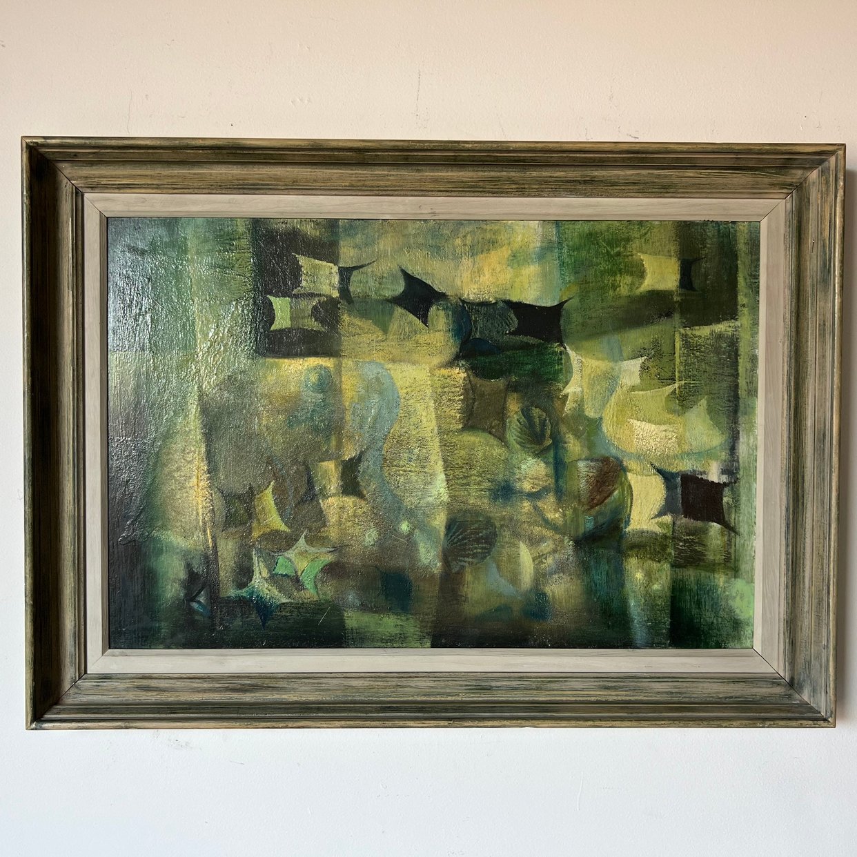 1970's Mid-Century Expressionist Abstract Painting, Signed | Miami ...