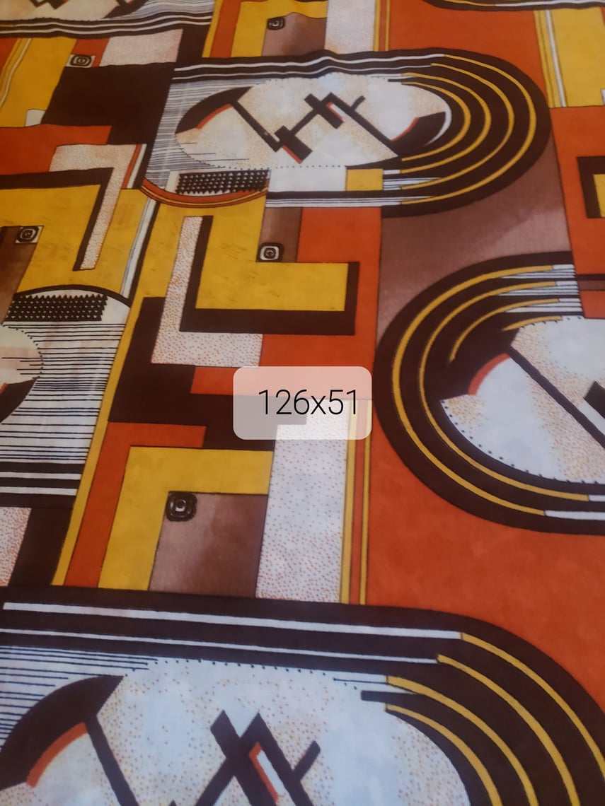 1960s Retro MOD Abstract print fabric 126