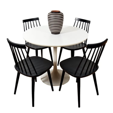 36” Round Eero Saarinen for Knoll Style Tulip Dining Table