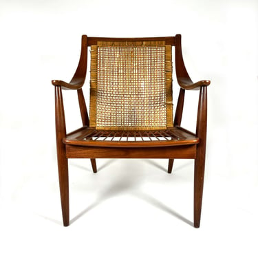 Peter Hvidt Cane Back Easy Chair, Denmark