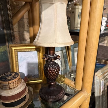 Pineapple Lamp with shade 13 in tall