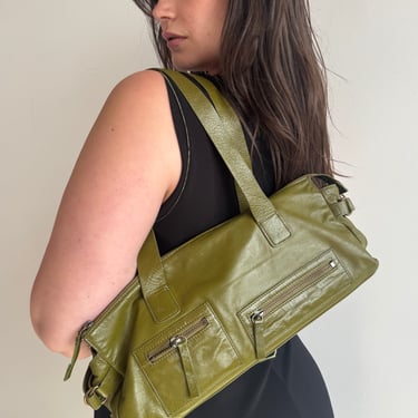 Vintage - Green Leather Purse